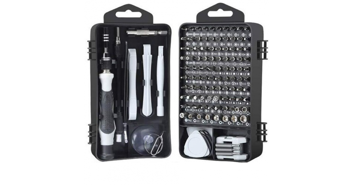 Computer Tools Set 118 In 1 Screwdriver Set Magnetic Screwdriver Bits ...