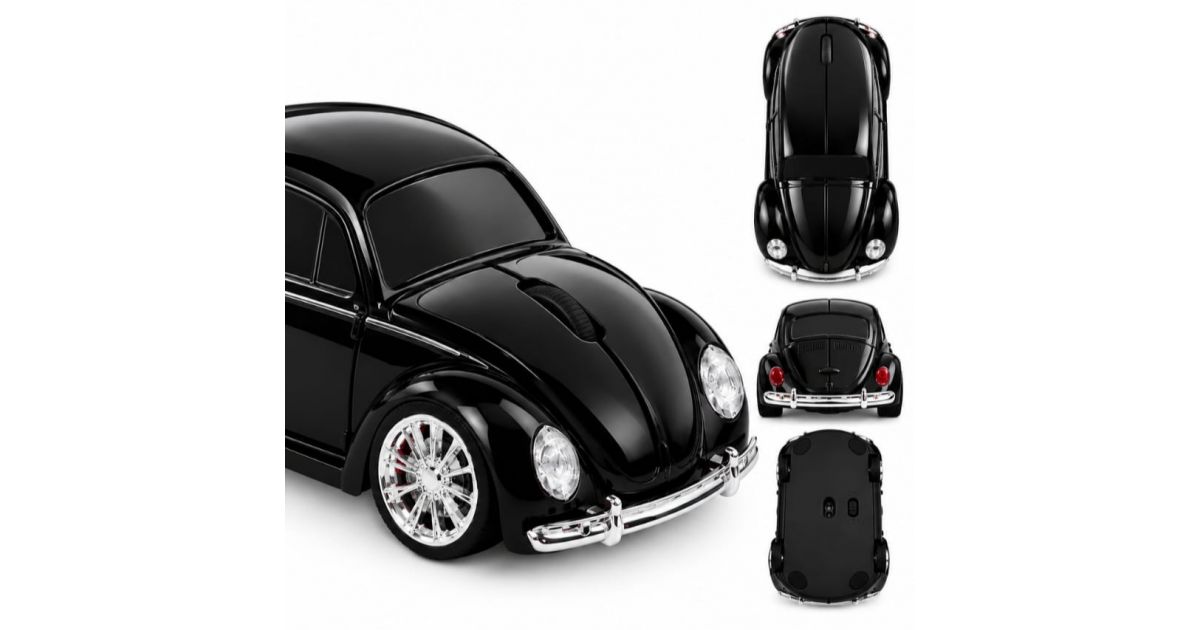 Beetle Computer Mouse - Black | DotDune