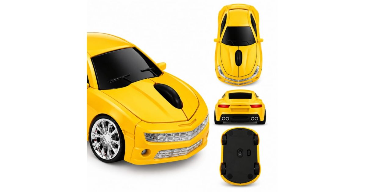 Cheverlot Computer Mouse - Gold/Orange | DotDune
