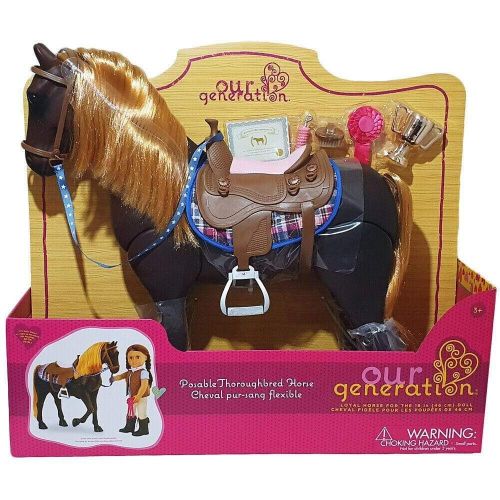 Our generation poseable store thoroughbred horse